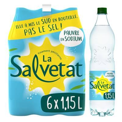 Salvetat - Eau gazeuse minérale naturelle