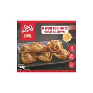 Deli's World Raviolis Frits Wonton Légume, 140g