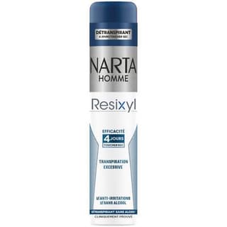 Narta Homme Déodorant Homme Resixyl Détranspirant 4 jours, 200ml