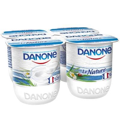 Danone Yaourt Ferme Nature, 4x125g