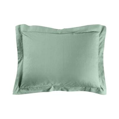 Douceur D Interieur Taie d'oreiller Sauge, 50 x 70 cm