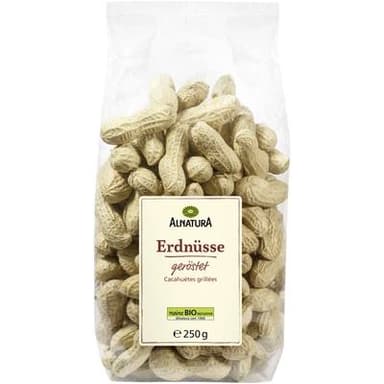 Alnatura Cacahuètes grillées en coque bio, 250g