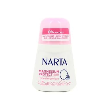 Narta Déodorant Magnésium Protect 48H Hypoallergénique, 50ml