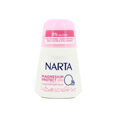 Narta Déodorant Magnésium Protect 48H Hypoallergénique, 50ml