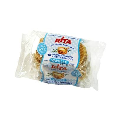 Rita Gaufres fourrées goût vanille, 300g