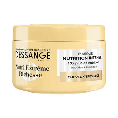 Dessange Masque Cheveux Anti-Dessèchement Nourrissant Céramide et Huile de Camélia, 280ml