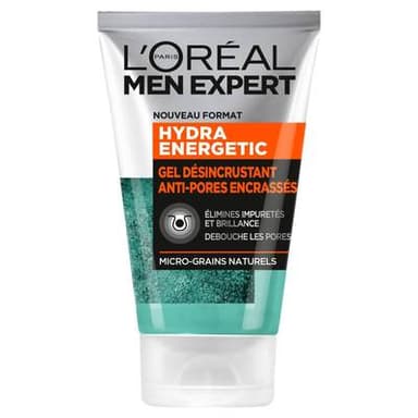 L'Oréal Men Expert Gel désincrustant anti-pores encrassés hydra energetic, 100ml