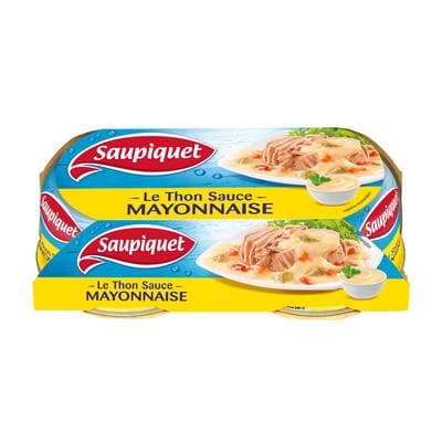 Saupiquet Thon Sauce Mayonnaise en conserve, 2x135g
