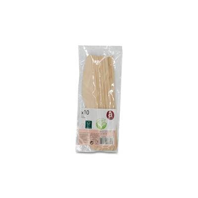 ACTUEL Couteaux en bois, 10 couteaux