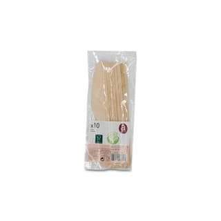 ACTUEL Couteaux en bois, 10 couteaux