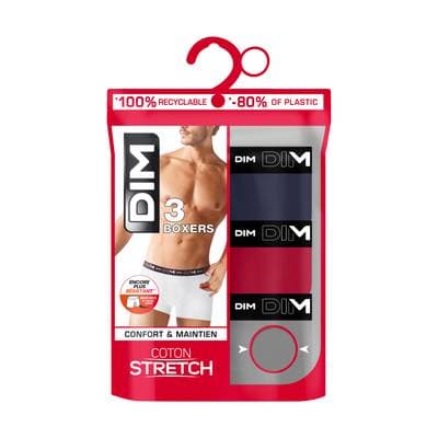 Dim Boxer Coton Stretch x3, Taille 6