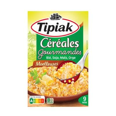 Tipiak Céréales gourmandes sachet express, 2x200g