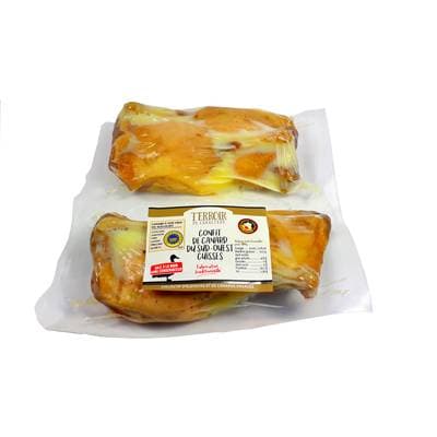 Terroir de Caractère Cuisses Confites de Canard du Sud Ouest IGP, 4x220g