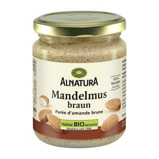 Alnatura Purée d'amande brune bio, 250g