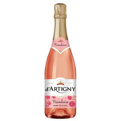 D'Artigny Pétillant aromatisé framboise sans alcool, 75cl
