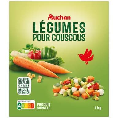 Auchan Légumes pour couscous, 1kg