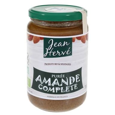 Jean Hervé Purée d'amande complète Bio, 700g