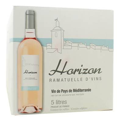 Méditerranée Rosé IGP Horizon 12°, Bag in box 5L