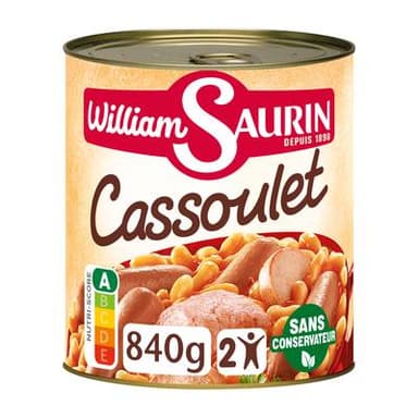 William Saurin Cassoulet Mitonné, 840g