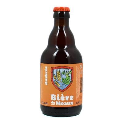Brasserie de Meaux Bière ambrée 6°, 33cl