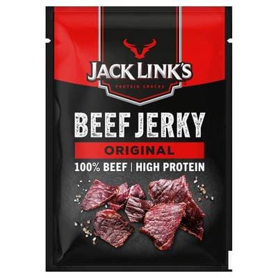 Jack Links Viande séchée Boeuf original au poivre noir en sachet, 40g