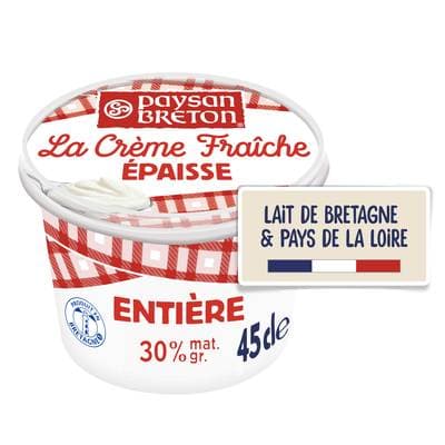 Paysan Breton Crème Fraiche Epaisse 30%, 45cl
