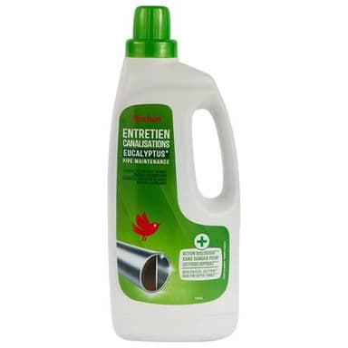 Auchan Gel wc entretien canalisation action biologique, 1L