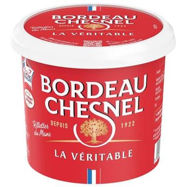 Bordeau Chesnel Rillettes 100 % Pur Porc, 220g