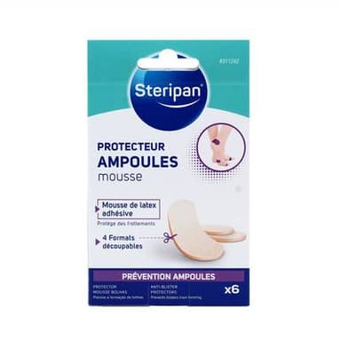 Steripan Protecteur ampoules mousse, 6 pièces