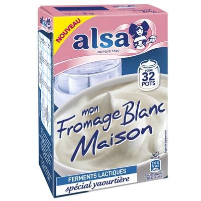 Alsa Preparation pour Fromage Blanc, 8g