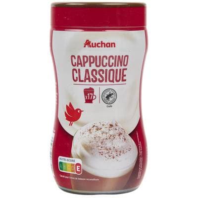 Auchan Café soluble cappuccino classique, 250g