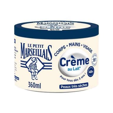 Le Petit Marseillais Crème Multi-usages Corps Mains Visage, 360ml