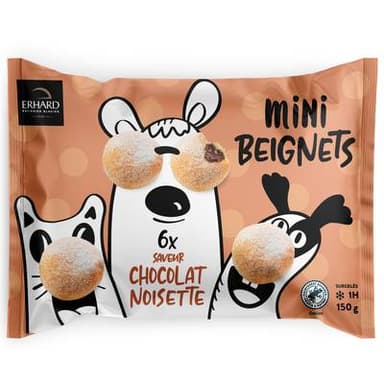 Erhard Beignets choco noisette, 150g