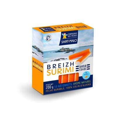 Compagnie Des Pêches Saint Malo Surimi Saveur Crabe, 200g