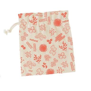 Pebbly Sac à vrac en coton bio, Taille S