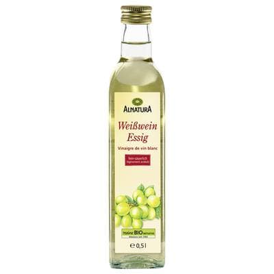 Alnatura Vinaigre Vin Blanc Bio, 50cl