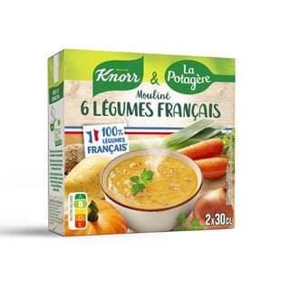 Knorr & La Potagère Soupe Mouliné de Légumes Français, 2x30cl