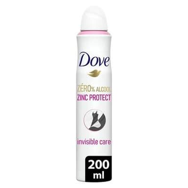 Dove Déodorant spray invisible care 0%, 200ml