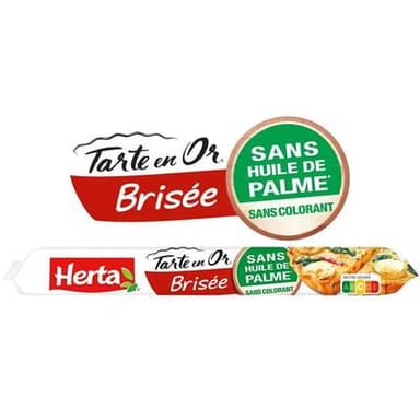 Herta Pâte Brisée, Tarte en Or, 230g