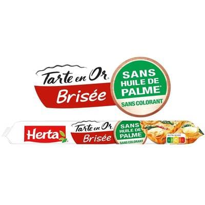 Herta Pâte Brisée, Tarte en Or, 230g