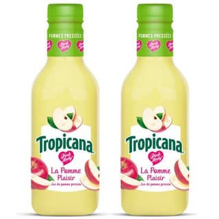 Tropicana Jus de Pommes Pressées, Lot de 2x90cl
