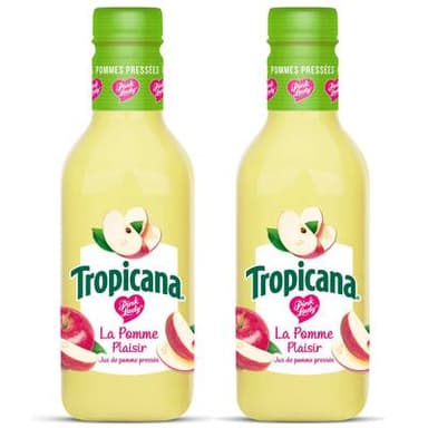 Tropicana Jus de Pommes Pressées, Lot de 2x90cl