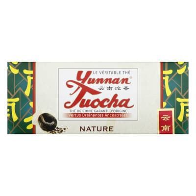TuoCha Thé noir nature du Yunnan - 25 sachets, 50g