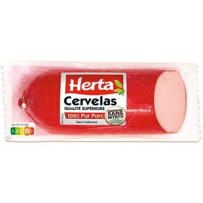 Herta Cervelas Conservation Sans Nitrites, 400g