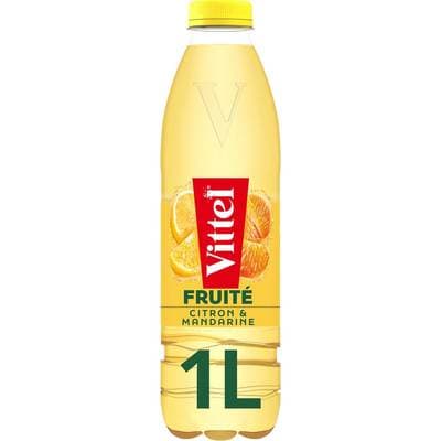 Vittel Eau aromatisée citron mandarine, 1L