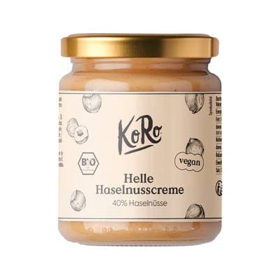 Koro Pâte à tartiner noisettes buena bio, 250g