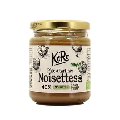 Koro Pâte à tartiner noisettes buena bio, 250g