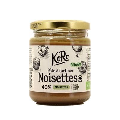 Koro Pâte à tartiner noisettes buena bio, 250g
