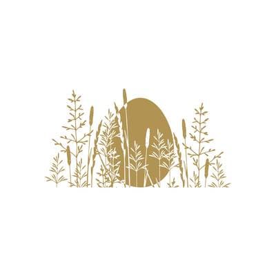 Paperproducts Design Serviette en papier Oeuf en Or, 20 serviettes de 33 x 33 cm