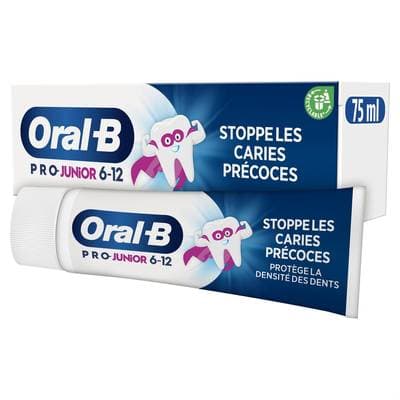Oral B Dentifrice Junior 6 à 12 Ans, 75ml